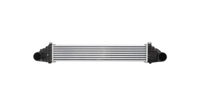 Intercooler Volvo C30, 10.2006-2012, C70, 03.2006-2013, S40 D3, 03.2006-2012, V50 D3, 03.2006-2012, motor 2.0 D3 110kw, diesel, cu/fara AC, aluminiu brazat/plastic, 650x113x50 mm, Behr/Hella, 