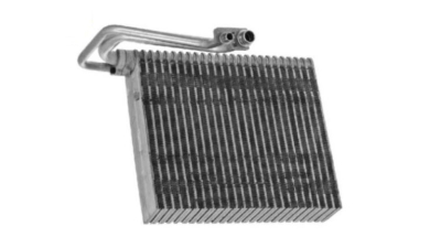 Evaporator aer conditionat Land Rover Freelander (FA), 2006-2015 motor 2.2 d, 2.2 eD4/TD4, 2.2 SD4/TD4, diesel, full aluminiu brazat, 235x262x60 mm, iesire 11, 6 mm, intrare 17, 4 mm, Behr-Hella, tehnologie cu curgere paralela, 