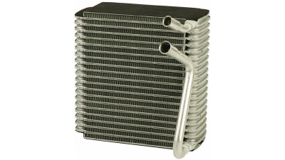 Evaporator aer conditionat Volvo C70, 2006-2013 motor 2.4, benzina; 2.4 D5, diesel, full aluminiu brazat, 235x245x92 mm, iesire 14, 4 mm, intrare 17, 2 mm, tehnologie cu curgere paralela, 