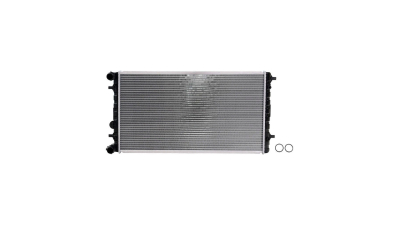 Radiator racire Vw New Beetle, 01.1998-2010 Motor 1, 4 55kw; 1, 6 74/75kw; 1, 8 T 110/132kw; 1, 9 Tdi 66/74/77kw; 2, 0 85kw Diesel/Benzina, tip climatizare cu/fara AC, cutie M/A, cu conectori rapizi intrare/iesire, dimensiune 650x378x34mm, Cu lipire fagur