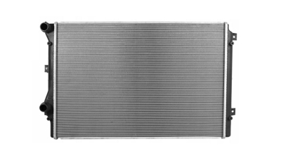 Radiator racire VW Jetta Hybrid (1B), 04.2011-2018, motor 1.4 TSI, 110 kw, benzina/electric, cutie automata, cu/fara AC, radiator temperatura joasa, 650x446x26 mm, aluminiu brazat/plastic 