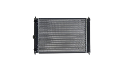 Radiator racire Vw Polo 10.1990-09.1994 Motor 1, 0 33kw; 1, 3 40/55kw; Polo G40 10.1990-09.1994 Motor 1, 3 Compressor 83kw Benzina, cutie Manuala, dimensiune 430x322x34mm, Cu lipire fagure mecanica, Aftermarket