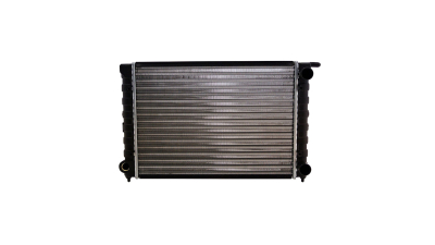 Radiator racire Vw Golf I 02.1983-07.1983 Motor 1, 5 51kw; Jetta 02.1983-10.1993 Motor 1, 5 51kw; 1, 6 55/62kw, Vw Scirocco, 01.1983-04.1992 Motor 1, 5 51kw/1, 6 55kw Fara Ac; 1, 6 62kw Cu Ac Benzina, cutie M/A, dimensiune 430x322x35mm, Cu lipire fa