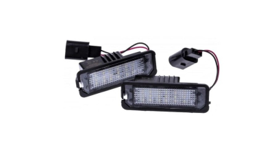 Set lampa numar VOLKSWAGEN PASSAT (B6 (3C)), 01.2005-07.2010 model SEDAN, Stanga=Dreapta, LED; tuning;