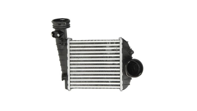 Intercooler Skoda Superb (3U), 05.2003-04.2008, motor 2.5 TDI 120kw, diesel, cu/fara AC, aluminiu brazat/plastic, 203x210x62 mm, intercooler stanga; tevi conectare Rapida, 