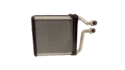 Radiator Incalzire VW Golf GTI V, 10.2003-10.2008, Golf GTI VI/Golf R VI, 10.2008-12.2012, motor 2.0 TSI, benzina, de tip Denso, aluminiu brazat/aluminiu, 153x180x27 mm, J.Deus