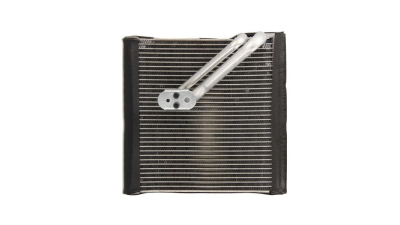 Evaporator aer conditionat VW Golf 6 PLUS, 2009-2013 motor 1.2 TSI, 1, 4/1.4 TSI, benzina; 1.6 TDI, 2.0 TDI, diesel, full aluminiu brazat, 245x235x38 mm, iesire 11, 6 mm, intrare 14, 4 mm, tehnologie cu curgere paralela, 