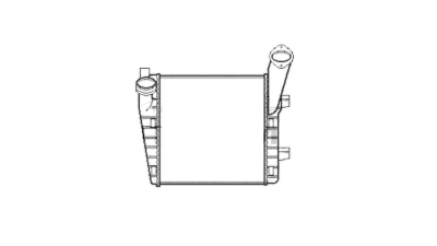 Intercooler Audi Q7 (4L), 03.2007-06.2009, motor 4.2 TDI 240kw, Q7 (4L), 05.2009-2015, motor 4.2 TDI 250kw, diesel, cutie automata, cu/fara AC, aluminiu brazat/plastic, 286x292x50 mm, intercoolerdreapta; conectare Rapida priza stanga, 