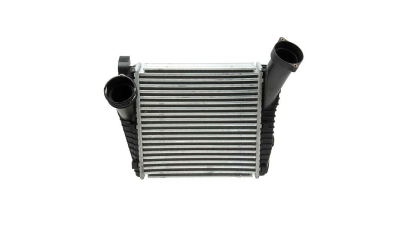 Intercooler Audi Q7 (4L), 03.2007-06.2009, motor 4.2 TDI 240kw, Q7 (4L), 05.2009-2015, motor 4.2 TDI 250kw, diesel, cutie automata, cu/fara AC, aluminiu brazat/plastic, 286x292x50 mm, Behr/Hella, intercooler dreapta; conectare Rapida priza stanga 