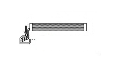 Radiator racire ulei motor, termoflot Behr/Mahle Porsche Cayenne (955/9PA), 08.2003-12.2006, motor 3.2 V6, 184 kw, benzina, cv automata, 560x75x16 mm, sistem directie racit cu ulei, din aluminiu brazat