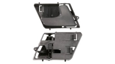 Maner usa interior Volkswagen Caddy 2 (9u/9kv), 11.1995-01.2004, Touran (1t/1t2), 02.2003-07.2010, Polo (6kv) Classic/Combi, 11.1995-06.2001, fata, Dreapta, negru/ texturat