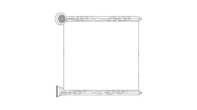 Radiator Incalzire Audi A3 (8V), 04.2012-2020, benzina, diesel, cu AC, tip Valeo, aluminiu brazat/aluminiu, 184x172x26 mm, SRLine