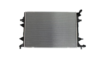 Radiator racire VW Tiguan (5N), 05.2015-2016, motor 2.0 TDI, 135 kw, diesel, cutie automata, cu/fara AC, radiator temperatura joasa, 625x449x27 mm, Valeo, aluminiu brazat/plastic 