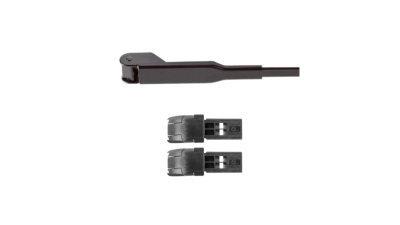 Adaptor fixare pentru stergatoare auto parbriz Alca Germany, pentru brat cu blocare centrala, set 2 buc 