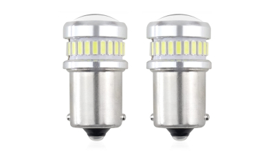 Bec pozitie ciresa auto tip LED Canbus, R5W, 12V-24V; BA15s, 24 LED SMD + 6 LED SMD 3030, 2 buc.