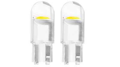 Bec de pozitie AMIO LED COB, T10 W2.1x9.5 T10 W5W COB HPC 12V , culoare alb , set 2 buc