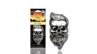 Odorizant auto pentru oglinda AROMA CAR MUERTOS Oud&Pepper Skull