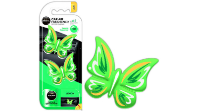 Odorizant auto pentru oglinda AROMA FANCY SHAPES BUTTERFLY Lemon