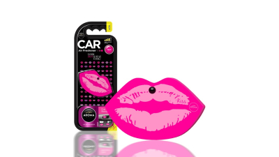 Odorizant auto pentru oglinda AROMA CAR LIPS Pink Blossom