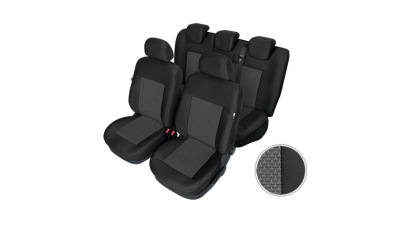 Set huse scaun model Apollo pentru Renault Clio 2 1998-2012 set huse auto Fata + Spate