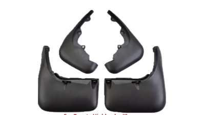 Set aparatori noroi Toyota Highlander 2008-2011, Fata Spate,  4 buc.