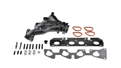 Galerie evacuare Renault Megane 1 1.4, 1.6 1996-, Clio 2 1.4, 1.6 1998-2005, pentru masini cu sonda lambda, Kit - Galerie Evacuare + Garnituri + Suruburi, NTY BKW-RE-000