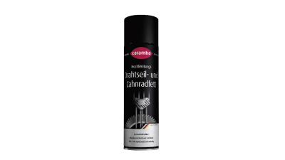 Spray lubrifiere cabluri de oţel şi pinioane (roţi dinţate) CARAMBA Vaselina grafitata 500 ml; 