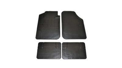 Set covorase auto din cauciuc Mat 1 Universale culoare Negru, presuri BestAutoVest, 4 buc.