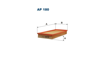 Filtru aer Mitsubishi Carisma (Da), 07.1995-06.2006, Carisma Saloon (Da), 09.1996-06.2006, Space Star Mpv - Multi-Purpose Vehicle (DgA), 06.1998-12.2004; Volvo S40 1 (644), 07.1995-12.2004, V40 Estate (645), 07.1995-06.2004, FILTRON AP180