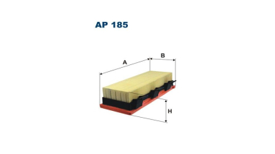 Filtru aer Renault Clio 2 (Bb, Cb), 03.1998-12.2016, Clio 2 Box / Liftback (Sb0/1/2), 09.1998-, Kangoo (Kc0/1), 08.1997-, Kangoo Express (Fc0/1), 08.1997-, FILTRON AP185