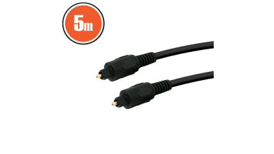 Cablu optic fisa Toslink - fisa Toslink 5 m