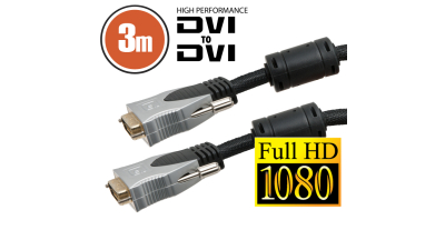 Cablu DVI Dual Link profesional, 3m