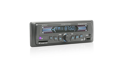 Radio auto , mp3 player cu intrare USB/SD/MMC, AUX, Casetofon Auto cu display - Downtown , culoare gri