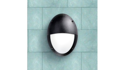 Lampa murala model MADDI-VE negru, opal