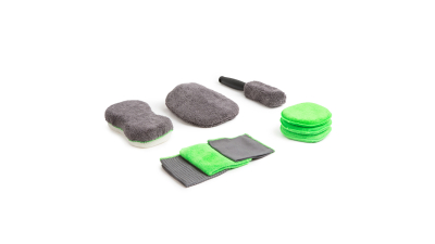 Set burete auto cu microfibre - 9 piese/set