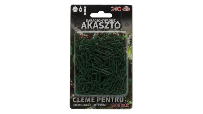 Carlige pentru agatat podoabe de pom, 200 buc, 1x30mm