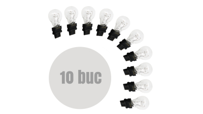 Bec auto W3x16d 12V 21/5W set 10 buc