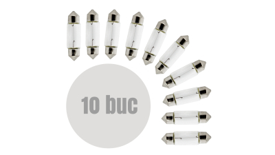 Bec auto Sofit SV8.5- 11x35mm 12V 5W , set 10 buc