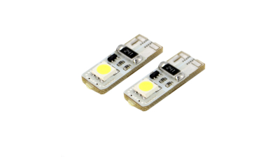 Bec auto led SMD Can Bus Carguard 12V T10 W2.1x9.5d 3W , led pozitie 2 buc.