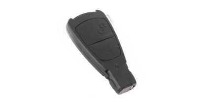 Carcasa cheie Mercedes Benz, model cu 2 butoane, cu lamela cheie urgenta, SmartKey