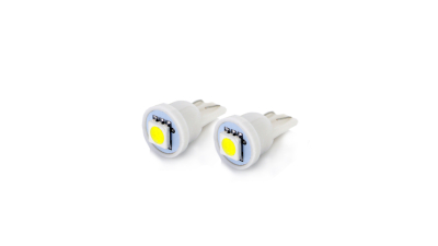 Bec de pozitie tip LED T10 W2.1x9.5 12V 0.25W , cu 1 Led SMD, set 2 buc