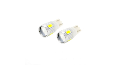 Bec de pozitie tip LED T10 W2.1x9.5 12V 2.5W , cu LED Cree chip, set 2 buc