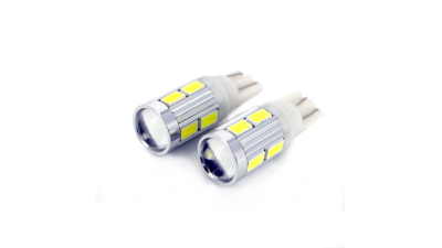 Bec de pozitie tip LED T10 W2.1x9.5 12V 3W , cu LED Cree chip, set 2 buc