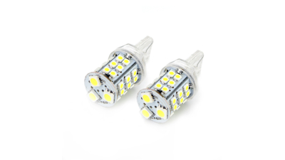 Bec lumini de zi tip LED T20 W21/5W 12V 33SMD LED 1.8W , Set 2 buc