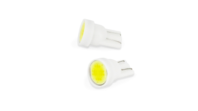 Bec de pozitie tip LED T10 W2.1x9.5 12V 1W , cu Led COB , set 2 buc