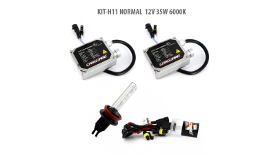 Kit hid xenon H11 normal 12v 35w 6000k