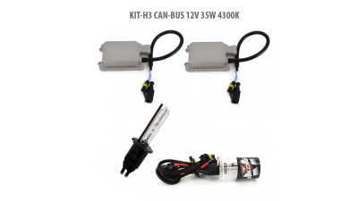 Kit HID xenon H3 Can-Bus 12V 35W 4300K