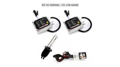 Kit HID xenon Carguard bec H3 Normal 12V 35W 6000K