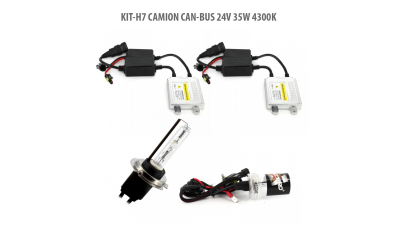 Kit HID xenon camion Carguard Canbus bec H7 24V 35W 4300K