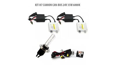 Kit HID xenon camion Carguard Canbus bec H7 24V 35W 6000K